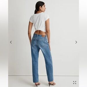 Madewell Low-Rise Baggy Straight Jeans